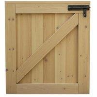 Pine Wood Garden Gate with Latch - Weather Resistant