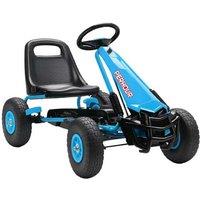 Kids Outdoor Pedal Go Kart - Adjustable Seat, Brake, EVA Tyres, Ages 3-8