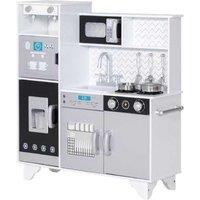 Kids Play Kitchen Set with Ice Maker & Utensils - Ages 3-6, Imaginative Pretend Play