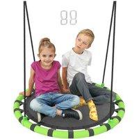 100cm Outdoor Nest Swing Seat for Kids - Adjustable, Waterproof, Ages 3+, Black