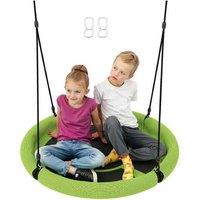 100cm Outdoor Nest Swing Seat for Kids (Ages 3+) - Adjustable Ropes, Durable, Garden Play