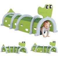 Crocodile Play Tunnel for Kids - Imaginative Outdoor & Indoor Toy, Ages 3-6, Durable HDPE, Creative Crawl & Climb