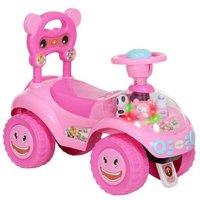Foot to Floor Toddler Ride-On Car with Music & Storage - Ages 1-3, Interactive, Safe Push Toy