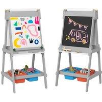 Art Easel for Kids - Double Sided, Creative Play Station, Ages 3+, Educational & Organiser