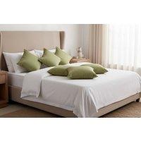 Set of 4 Premium Bamboo Pillows with Adjustable Shredded Memory Foam Comfort