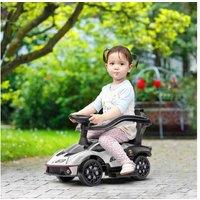 Licensed Lamborghini Push Ride-On Car with Removable Handle & Horn - Ages 1-3, White, Toddler Outdoor Toy