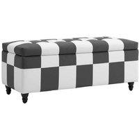 Velvet Storage Ottoman Bench 114x47x47cm - Large Modular Footstool, High-Capacity, Modern Upholstered