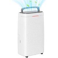 16L Adjustable Home Dehumidifier with Dual-Layer Filter, 5.5L Tank & Continuous Drain - LED Display & Child Lock
