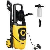 1800W High-Pressure Jet Washer - 150 Bar, 510 L/h Flow, 6M Hose & Full Accessory Kit