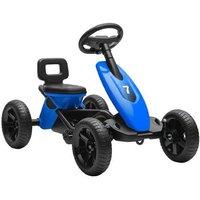 Kids Pedal Go Kart Ages 2-5 - Silent EVA Wheels, Metal Frame, Outdoor Ride-On Toy