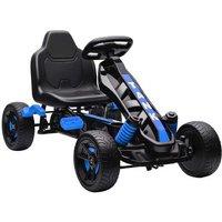 Kids Pedal Go Kart Ages 3-6 - Outdoor Ride-On Toy with Clutch, Brake, EVA Anti-Slip Wheels