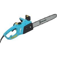 2000W Electric Chainsaw with 40cm Aluminium Blade - High-Power, Safety Brake, Auto Oiler