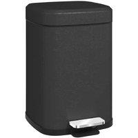 12L Metal Kitchen Pedal Bin - Compact, Modern, Soft-Close Waste Solution