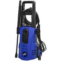 1800W High-Pressure Jet Washer - 150 Bar, 510L/h Flow, Multi-Surface Cleaning Kit - Blue