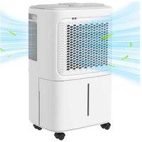 12L/Day Smart Dehumidifier with Touch Control & 1.6L Water Tank - Energy Efficient, Auto-Off, Laundry Mode