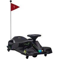 12V Kids Electric Go Kart - Drift, Music, LED Lights (Ages 8-12, Battery-Operated, Outdoor Fun)