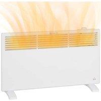 1500W Adjustable Convector Heater - Portable Electric Radiator for Home & Office, ERP Certified, Overheat Protection