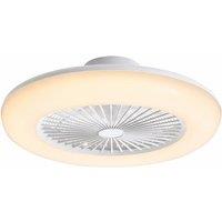 Round Acrylic LED Ceiling Fan with Remote Control