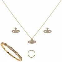 4 Piece Gold Plated Jewelry Set