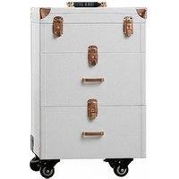 Professional 3-in-1 Cosmetic Trolley Case with Lockable Wheels and Drawers