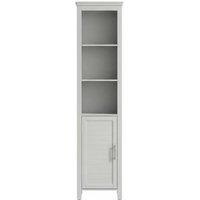 Freestanding Tall Cabinet with Blind Door for Bathroom Storage