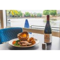 Sunday Roast & Bottle of Wine For 2 at Historic Waterside Pub - Moby Dick Greenland Dock