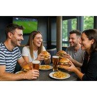 Burger, Fries & Drink Waterside Meal for Up to 4 at Historic Pub