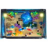 Fish Tank STEM Building Block Aquarium Set - Ages 8+, Educational, Interactive Lighting, Creative Play
