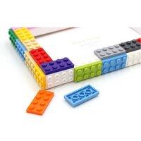 DIY Building Block Photo Frame STEM Set - Creative Tabletop Toy for Ages 6+, Educational, Customisable, Imaginative Play