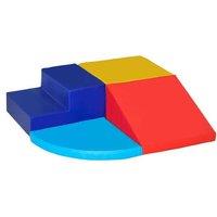 4pc Toddler Climb & Crawl Foam Play Set - Ages 1-3, Soft Indoor Activity, Motor Skills Development