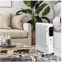 2720W Adjustable Oil-Filled Radiator Heater - 11 Fin, Remote Control & Timer - Portable Electric Heating Solution