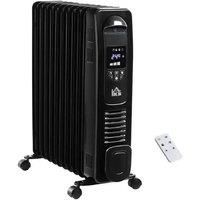 2720W Oil Filled Radiator Heater - 11 Fin, Remote Control, 24hr Timer & ECO Mode