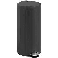 30L Soft-Close Pedal Bin with Removable Inner Bucket - Black, Quiet & Fingerprint-Resistant