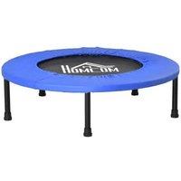 32 Folding Fitness Trampoline - Steel Frame, Compact, Blue/Black