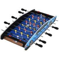 2ft Blue MDF Table-Top Football Game - Compact Living Room Entertainment
