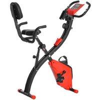 2-in-1 Upright & Recumbent Exercise Bike - Adjustable Magnetic Resistance, Folding Home Gym Equipment