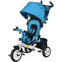 4-in-1 Kids Trike Stroller with Push Handle & Safety Belt - Ages 1-5, Outdoor Ride-On, Adjustable Canopy