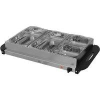 4-Tray Electric Buffet Warmer - 300W, Multi-Function, Large Capacity, Stainless Steel