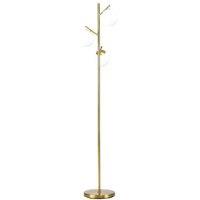 Modern 3-Light Tree Floor Lamp with Adjustable Globe Shades - Gold Finish, E27 LED Compatible