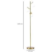 Modern 3-Light Globe Floor Lamp - Metal Stand, E27, Tall Living Room & Bedroom Lighting