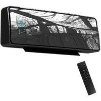 2000W Wall-Mounted Ceramic Heater with Oscillating Fan, Thermostat & Remote Control