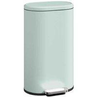 30L Modern Curved Kitchen Pedal Bin - Soft-Close, Fingerprint-Resistant, Space-Saving