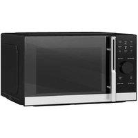 23L Digital Microwave Oven - 800W, 10 Power Levels, Sleek Black, Compact Countertop
