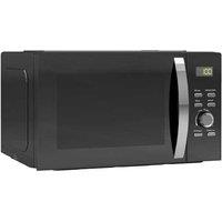 23L Digital Microwave Oven - 800W, 8 Auto Menus, Sleek Black, Compact Countertop