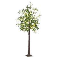 6ft LED Olive Tree Floor Lamp - 300 Warm Lights, Adjustable Branches, Modern Indoor Decor