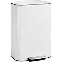 50L Soft Close Pedal Bin - Fingerprint-Resistant Steel, Removable Bucket, Large Capacity