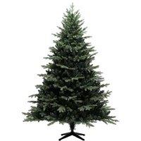 7ft Artificial Spruce Christmas Tree - Realistic, Dense Branches, Flame-Resistant, Easy Assembly