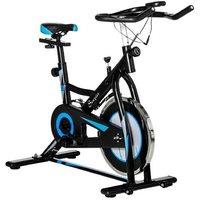 8kg Flywheel Adjustable Resistance Stationary Bike - Steel Frame Indoor Cardio Trainer