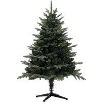 5ft Artificial Spruce Christmas Tree - 1121 Realistic Tips, Foldable Steel Base