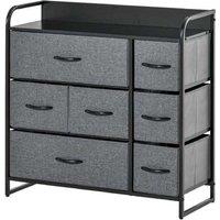 3-Tier Modular Fabric Dresser - Metal Frame, Foldable Drawers, High-Capacity Storage Chest